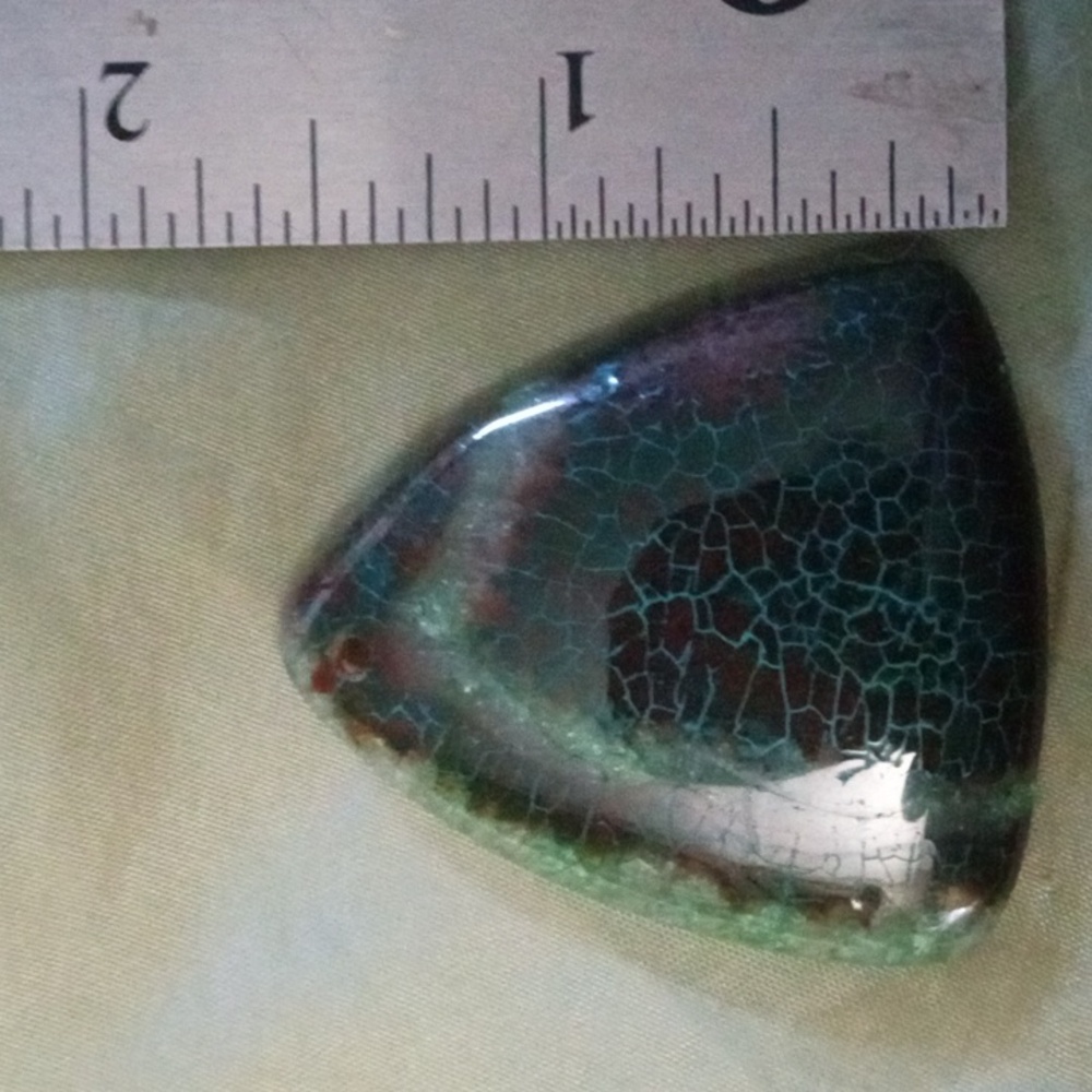 Fire Agate Quartz Pendant
